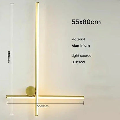 DecorBites™ LED Linear Ceiling Chandelier Italian Designer Luxury Dining Room Chandelier