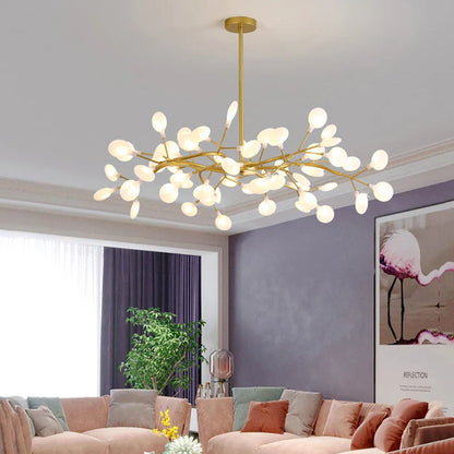 DecorBites™ LED Firefly Chandelier: Modern Nordic Ceiling Lights for Luxury Home Decor