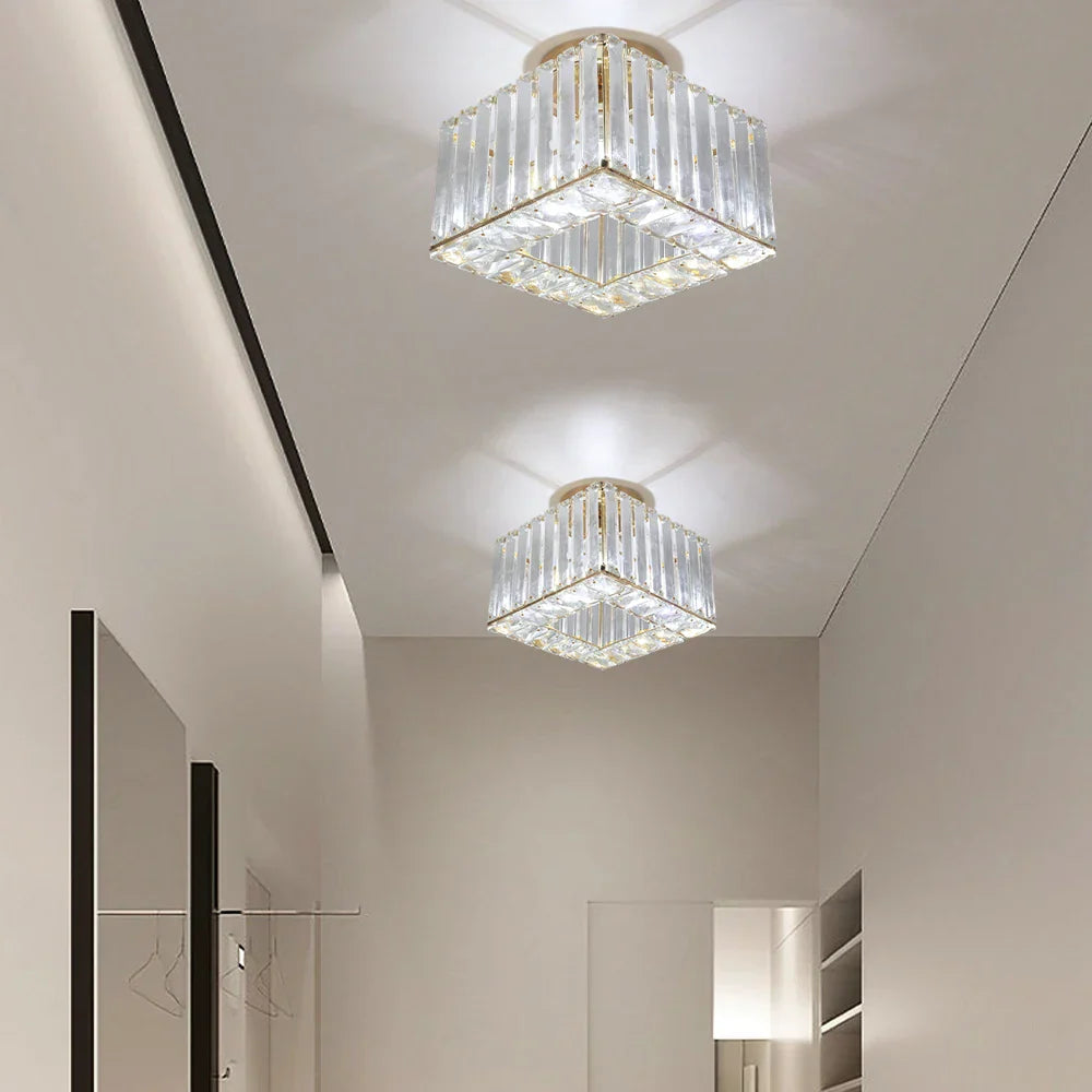 DecorBites™ Crystal LED Pendant Light for Kitchen Dining Living Room