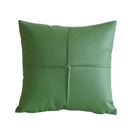 DecorBites™ Ivory Leather Pillow Cover 45x45cm for Home Decoration