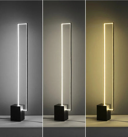 DecorBites™ Geometric LED Floor Lamp Modern Dimmable Living Room Bedroom Decoration Light