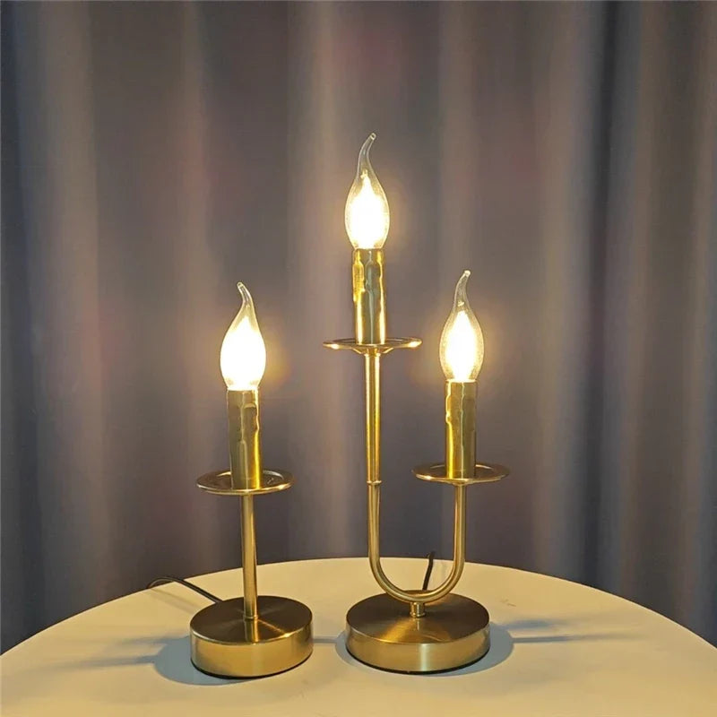 Bronze Candle Floor Lamp