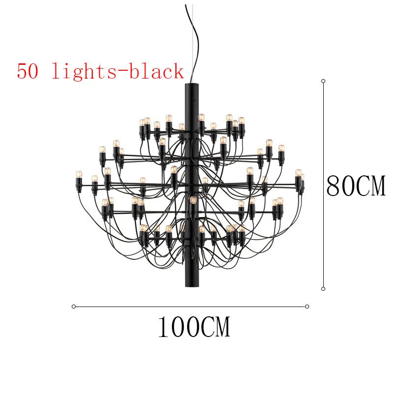 DecorBites™ LED Candle Chandelier: Elegant Italian Design Pendant Light for Home Decor