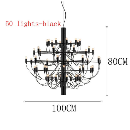 DecorBites™ LED Candle Chandelier: Elegant Italian Design Pendant Light for Home Decor