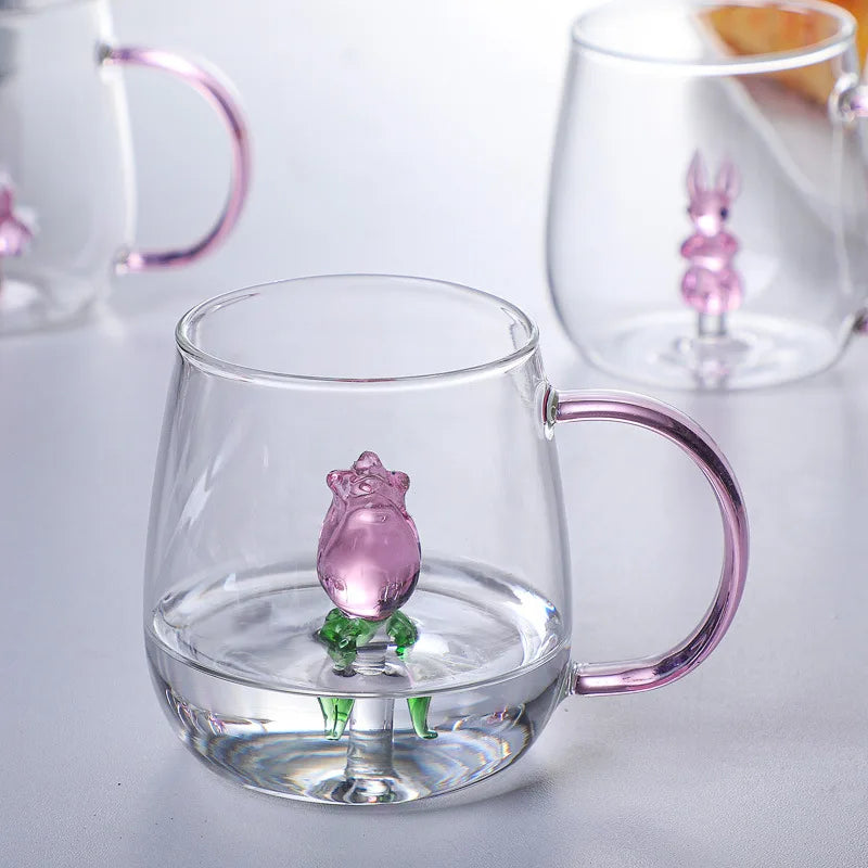 DecorBites™ Gradient Erotic Couple Glass Cups, Set of 2.