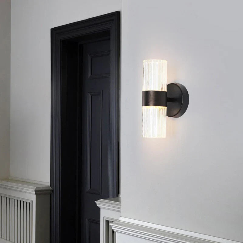 DecorBites™ Glass Shade Luxury Wall Lamp for Bedroom Bedside, Minimalist Design for Elegant Lighting
