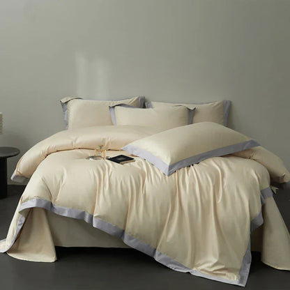 DecorBites™ Egyptian Cotton Hotel Style Bedding Set 1000TC Queen King Duvet Cover Sheet Pillowcases