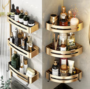 Gold Triangle Corner Shelf