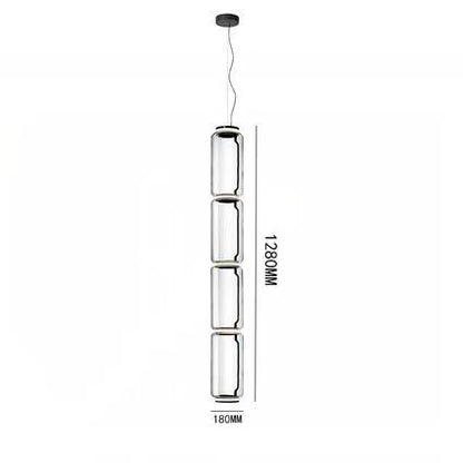 DecorBites™ Heavy Glass Modern Chandelier Pendant Lamps for Living Room, Dining Room, and Store