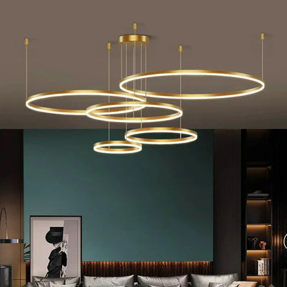 DecorBites™ LED Pendant Chandeliers for Staircase & Living Room Lighting