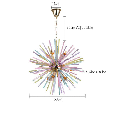 DecorBites™ Dandelion Chandelier Glass Hanging Lighting for Kids Room, Bedroom, Dining Room