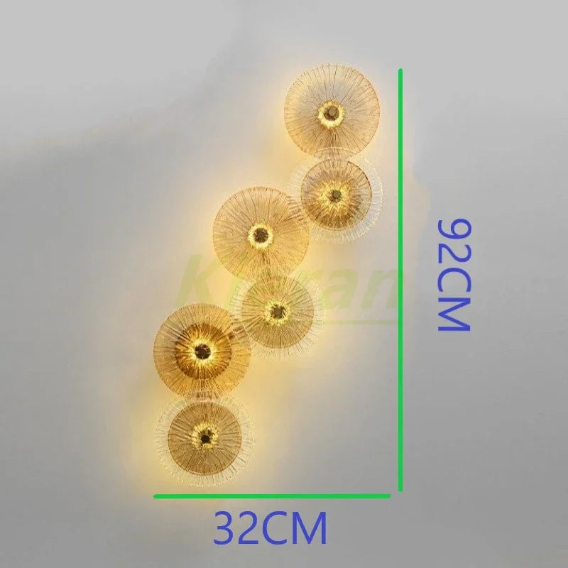 DecorBites™ Crystal LED Wall Lamps for Living Room Bedroom Decor
