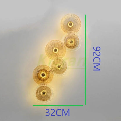 DecorBites™ Crystal LED Wall Lamps for Living Room Bedroom Decor