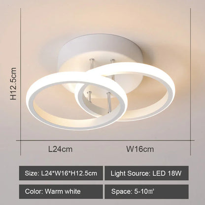 DecorBites™ LED Ceiling Light for Modern Living Room Bedroom Lighting