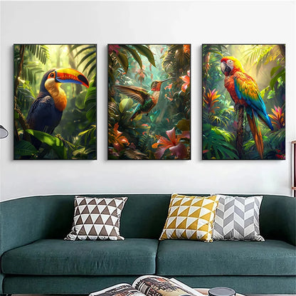Animals Canvas Jungle Wall Art
