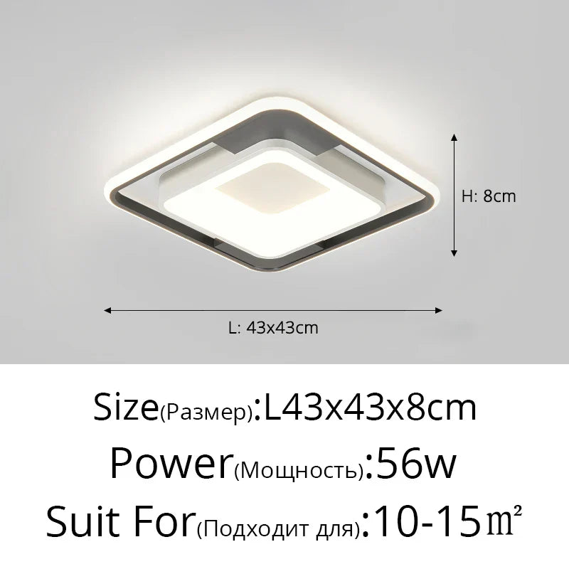 Modern Remote Ceiling Lamp