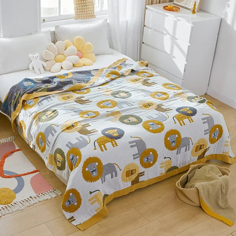 Cotton Gauze Boho Quilt