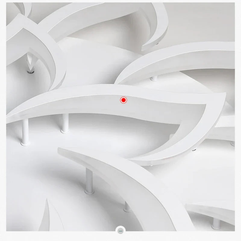 DecorBites™ Lotus Chandelier: Modern LED Ceiling Light Fixture for Home, Living Room, Bedroom.