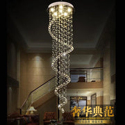 Crystal Spiral Chandelier Fixture
