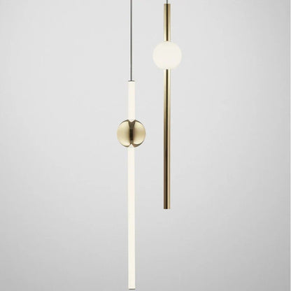 DecorBites™ Glass Pendant Lights: Modern Long Hanging Lamps for Kitchen, Dining Room, and Shop