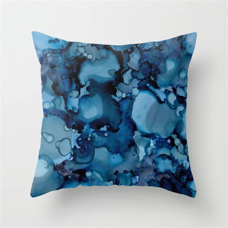 DecorBites™ Geometric Heart Round Cushion Cover for Home Decor