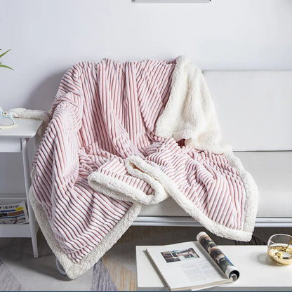 DecorBites™ Cozy Nordic Wool Throw Blanket: Soft & Stylish for Office, Sofa, or Shawl