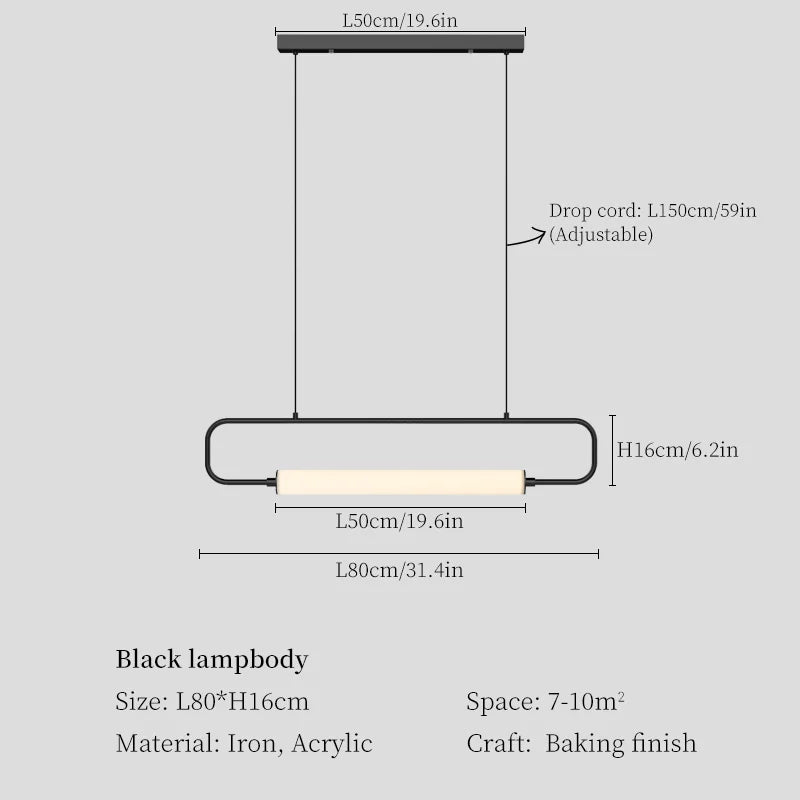 Gold Contemporary Pendant Light