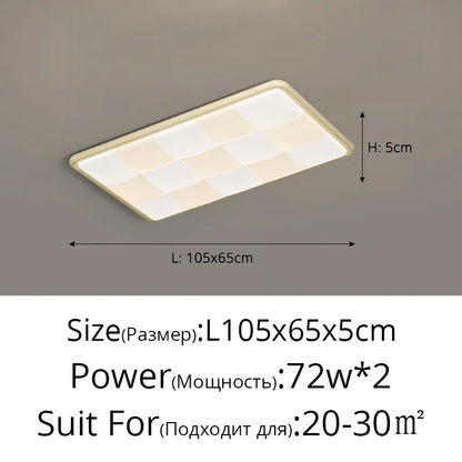 DecorBites™ Cream Style LED Ceiling Lights - Modern Living Room Indoor Lighting