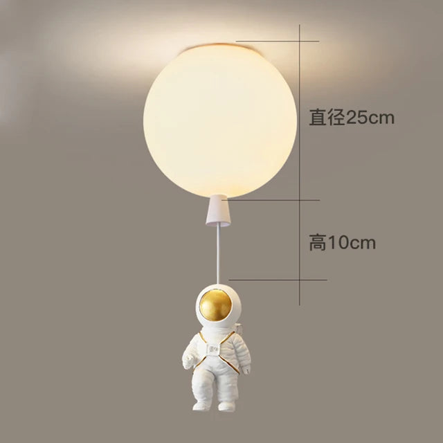 Glass Astronaut Pendant Light
