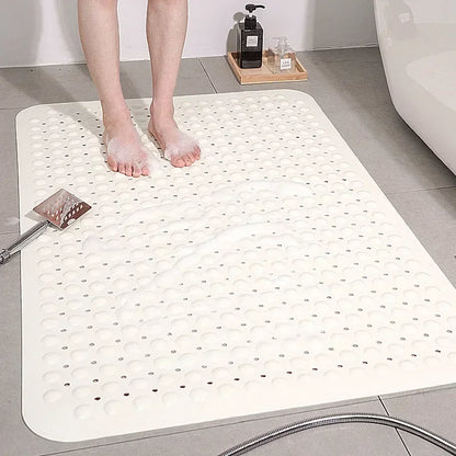 DecorBites™ Large Non-Toxic Non-Slip Bath Mat with Suction Cups for Safety and Comfort