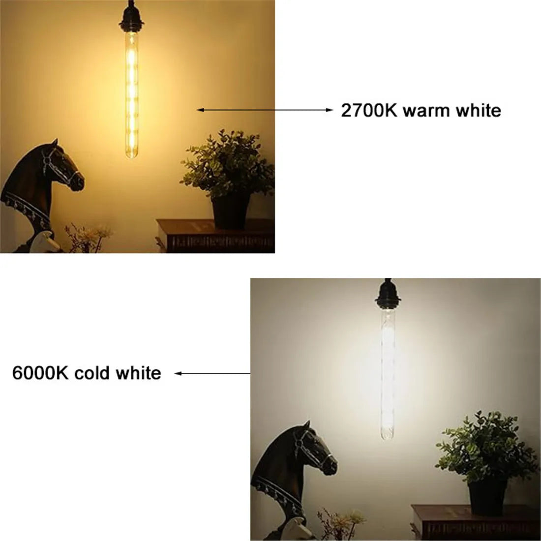 Tubular Edison Warm Bulb