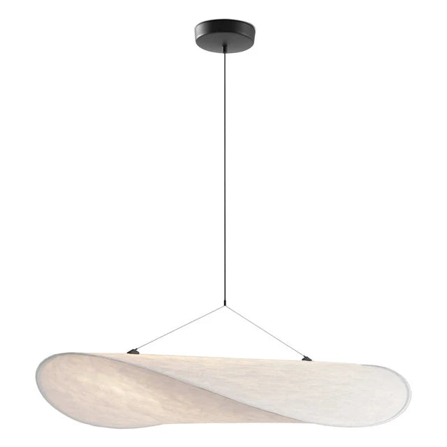 DecorBites™ Japanese Wabi-Sabi Minimalist Bedroom Chandelier - White Art Tea Room Lighting