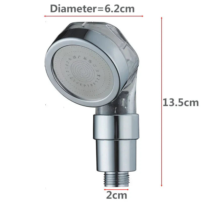 Chrome Anion Shower Head High-Pressure Filter