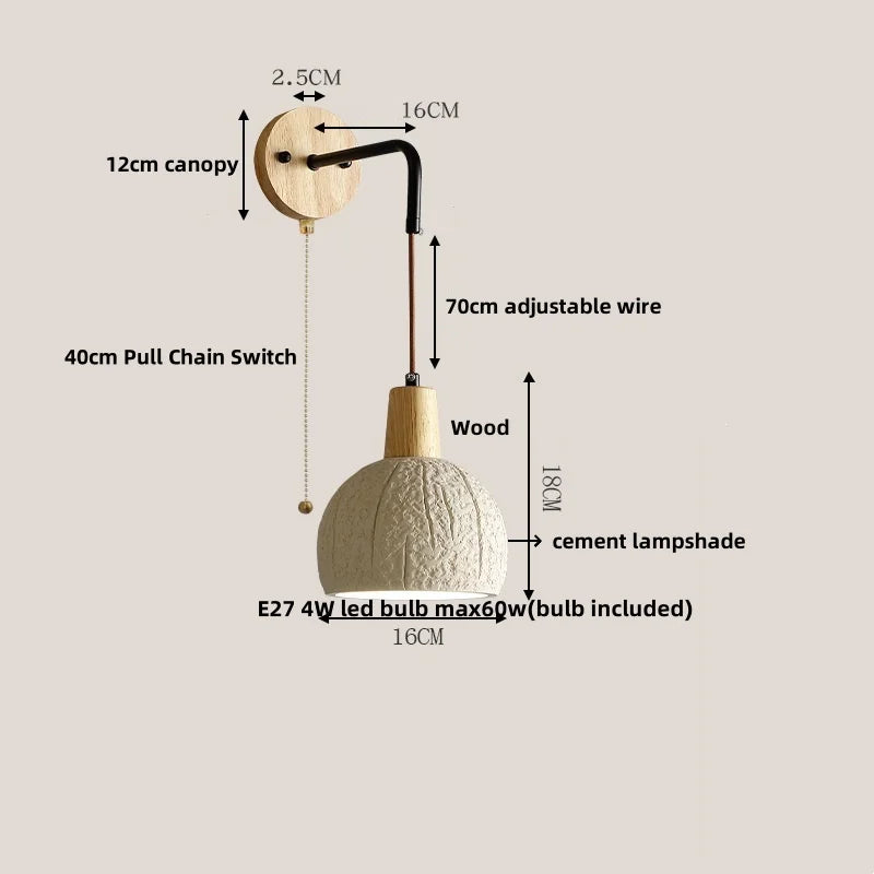 Cement LED Wall Lamp