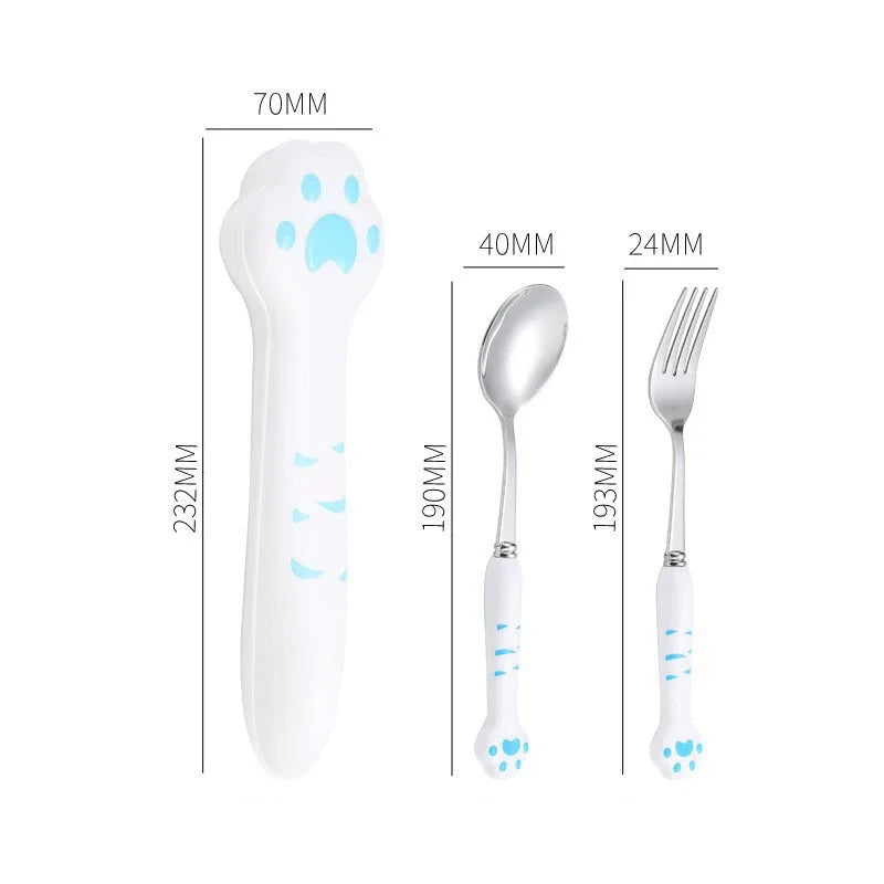 Metal Cartoon Cutlery Set