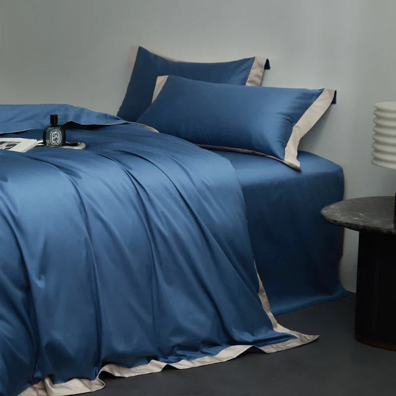 DecorBites™ Egyptian Cotton Hotel Style Bedding Set 1000TC Queen King Duvet Cover Sheet Pillowcases