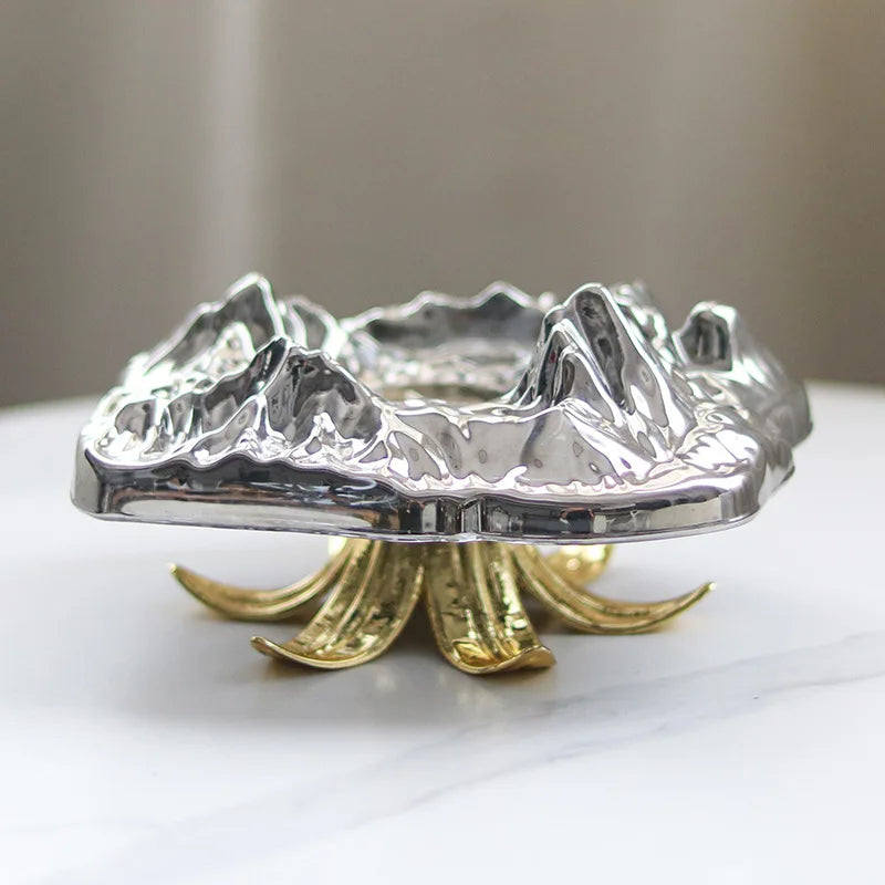 Glass High-Leg Tray