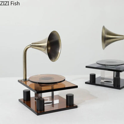 DecorBites™ Crystal Music Equipment Model Ornament Decor - Modern Desk Artwork