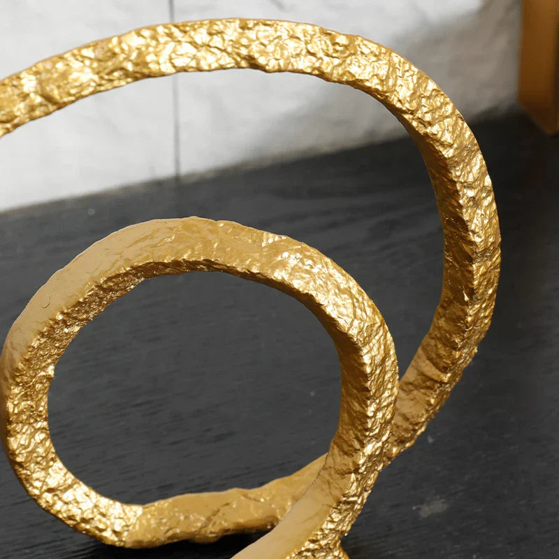 Golden Circle Resin Figurines