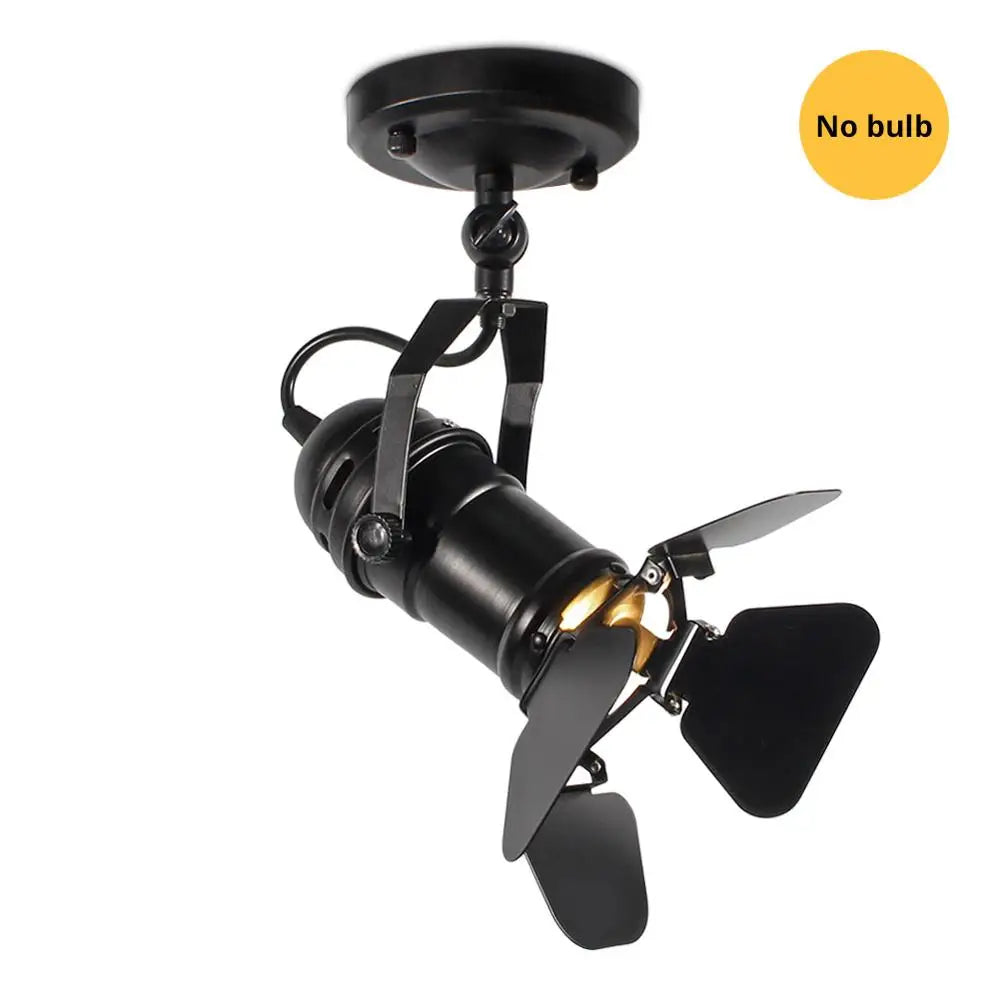 Black Retro Ceiling Lamp