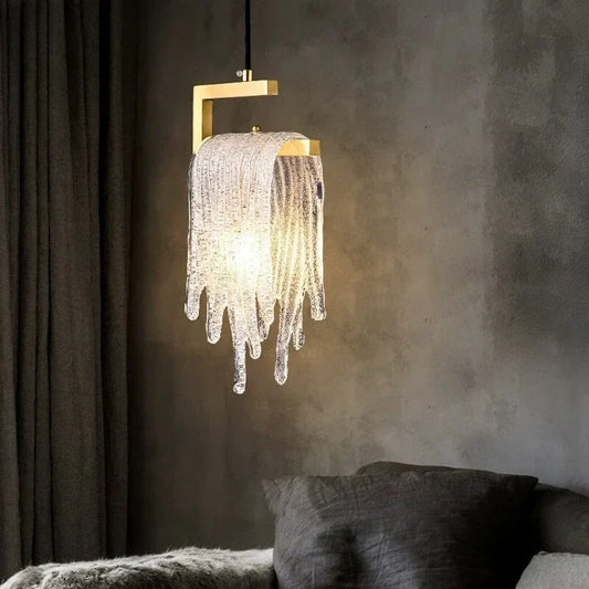 DecorBites™ Crystal LED Pendant Light: Modern Bedroom Hallway Living Room Art Decoration Fixture