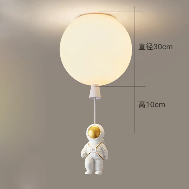 Glass Astronaut Pendant Light
