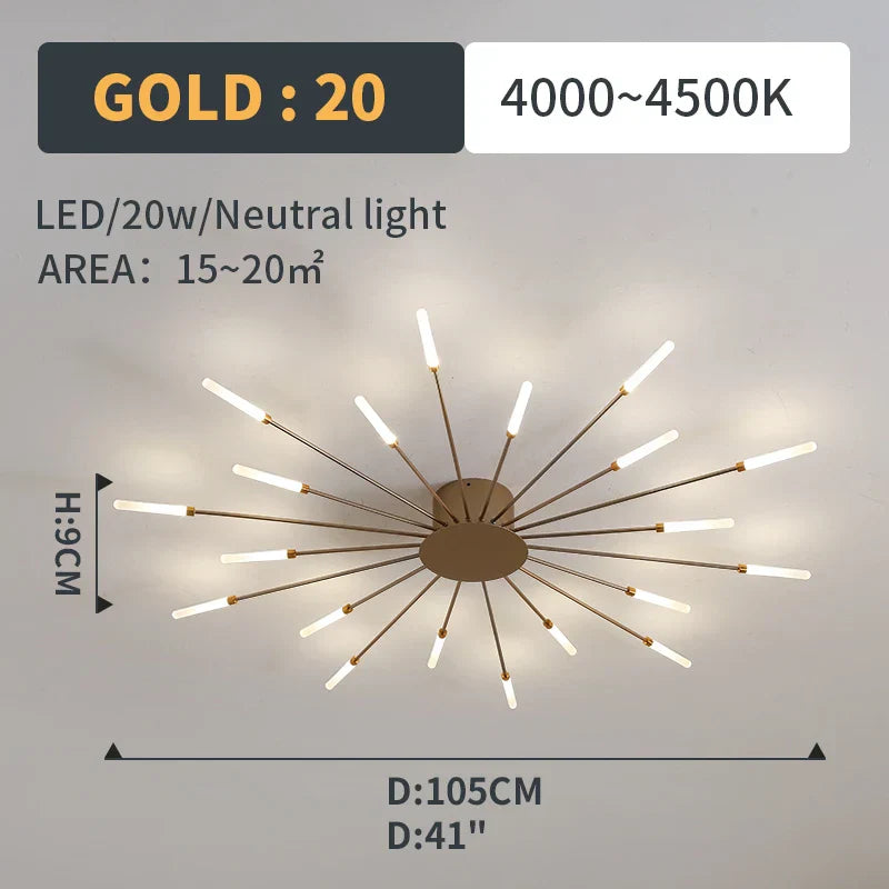 LED Fireworks Pendant Lamp