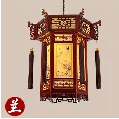 DecorBites™ Bamboo Lantern Pendant Lights: Classic Chinese Beauty for Home Decor