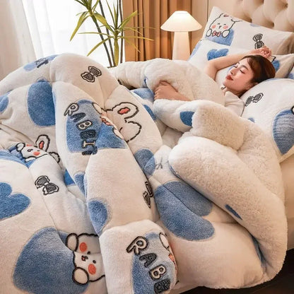 Wool Blanket Thick Warm Winter