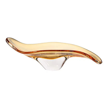 DecorBites™ Geometric Glass Bowl Tray: Elegant Home Decor & Storage Essential
