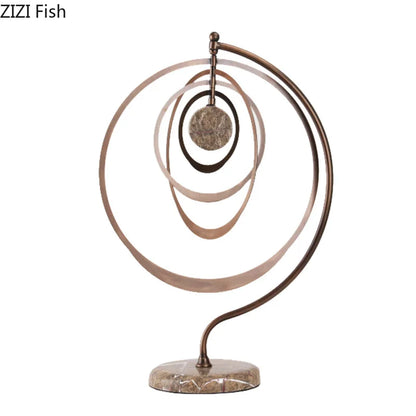 DecorBites™ Geometry Sculpture Marble Base Desk Decoration Aesthetics Decor Home Room