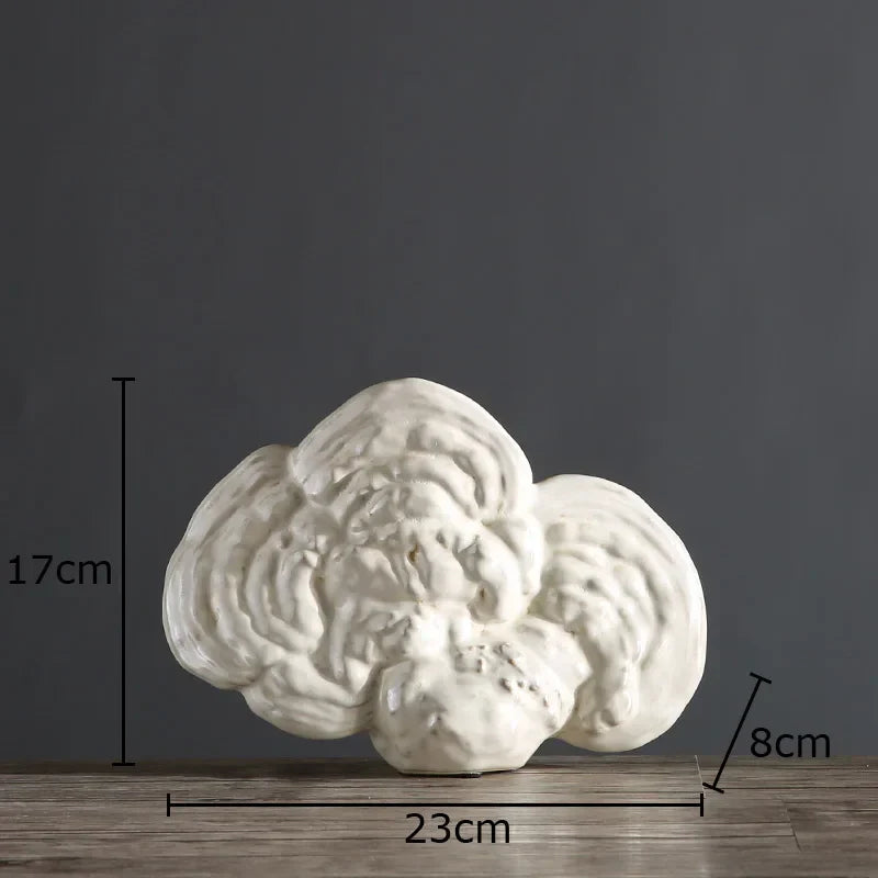 DecorBites™ Ganoderma Lucidum Sculpture Desk Ornament, Modern Room Decor & Crafts