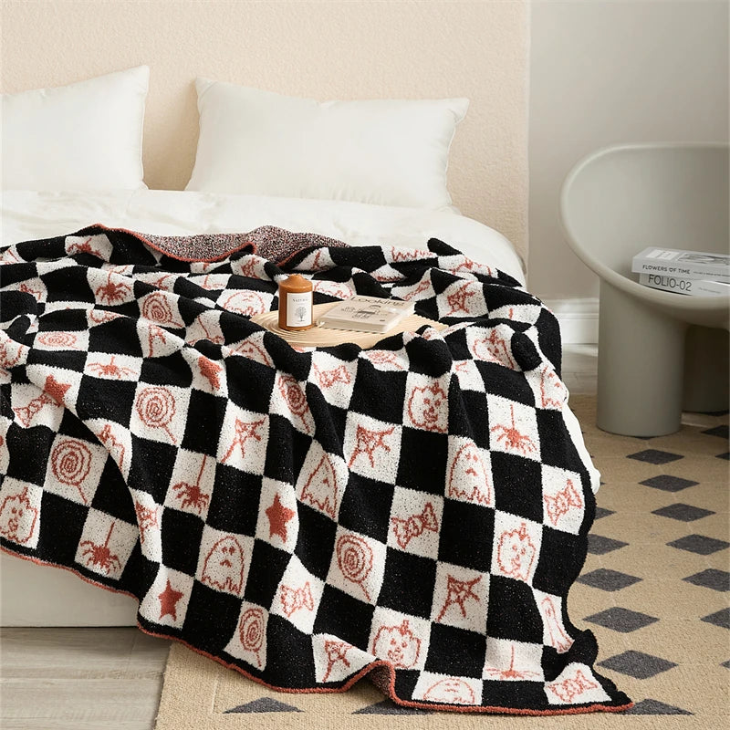 Microfiber Bee Pattern Blanket