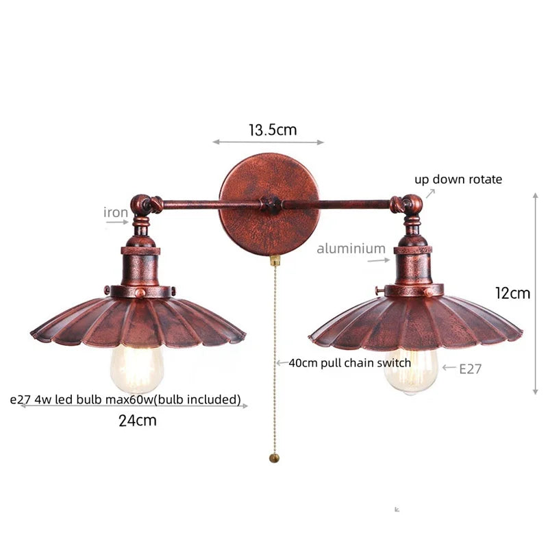 Dual Head LED Wall Lamp